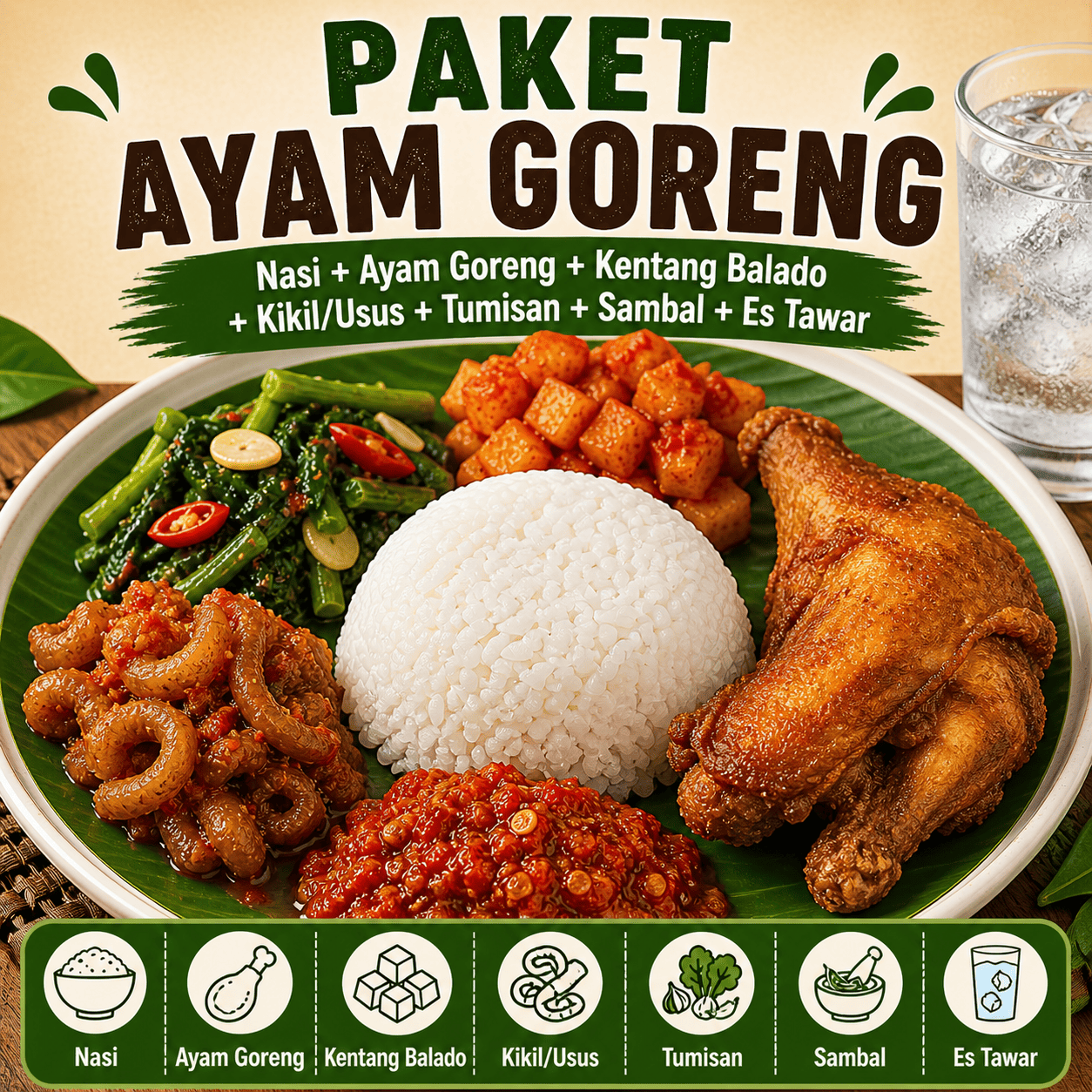Paket Ayam Goreng